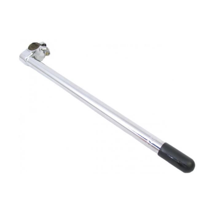 Tige de vélo loisir adulte - Chrome - 40cm - Gris