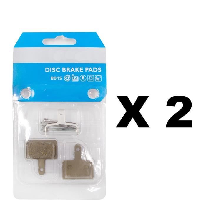 Plaquettes De Frein Disque Shimano B01S Résine - Compatible Deore, MTB, VTT - Paire De Rechange