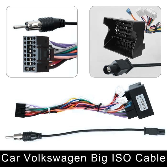 Câble adaptateur -Faisceau Autoradio connecteur ISO pour BMW après