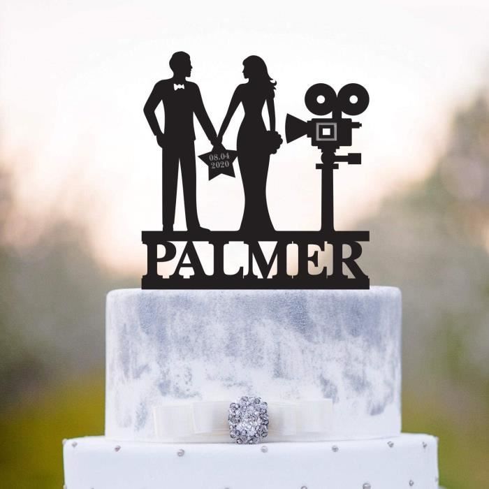 A330 Decoration De Gateau De Mariage Sur Le Theme Des Fans De Cinema Cdiscount Maison