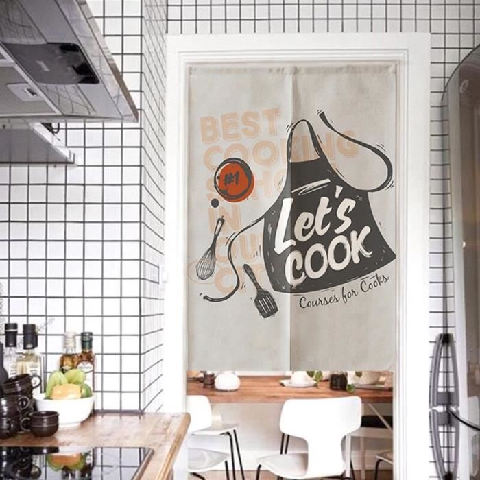 Rideaux,Rideau de porte suspendu de Style japonais,rideaux courts pour