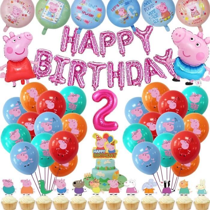 Thème d'anniversaire Peppa Pig Party pour votre enfant - Rêve en Or
