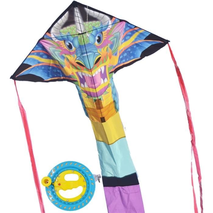 Cerf-volant Poulpe Coloré Storm Chaser - Cerf-volant 3D Souple et Sans