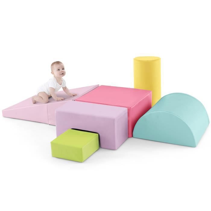 TATAMIZ Parcours De Motricité TTGYM005 Pour Enfants – Multicolore, évolutif, Sécurisé Et Super Pratique Pour L’éveil Dès 2 Ans