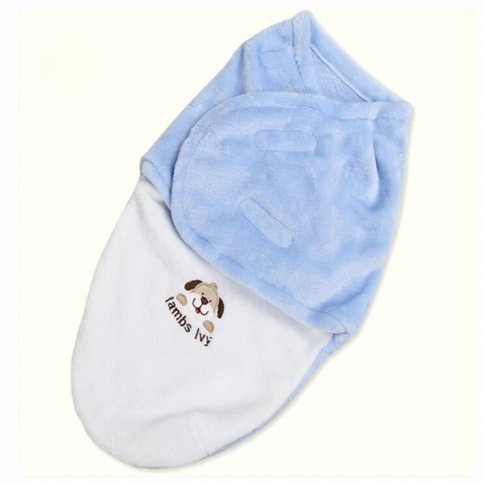 Couverture Emmaillotage Bébé HINATAA 3 En 1 - Coton Gaze - Velcro Réglable - 0-3 Mois Vert