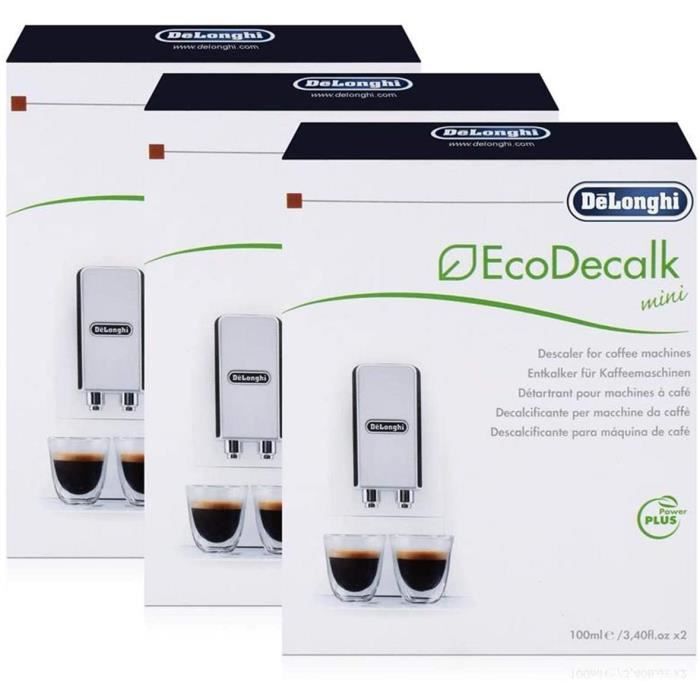 Lot de 3 détartrants DeLonghi (6 x 100 ml) 
