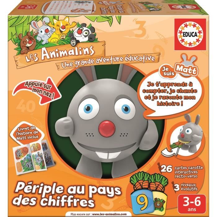 JEU EDUCATIF CARTE INTERACTIVES SON JOUET DES 3 ANS