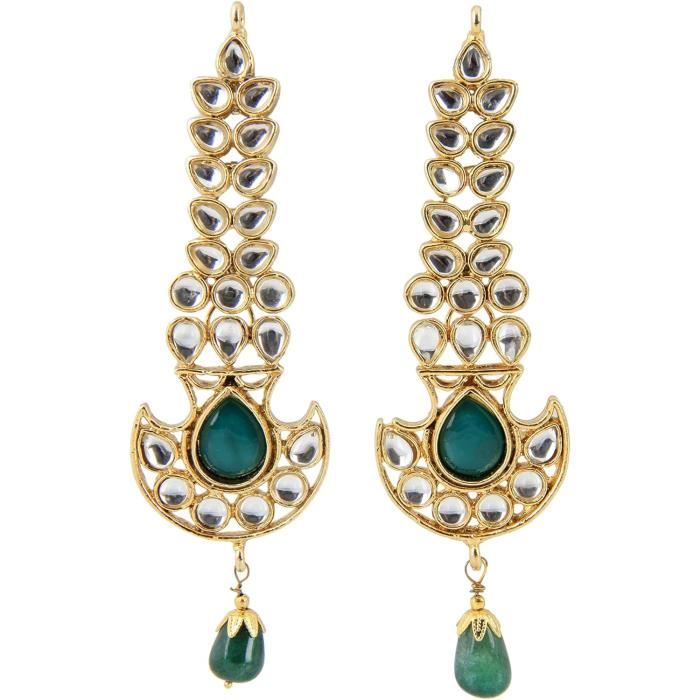 Boucles D'oreilles Traditionnelles Pakistanaises/indiennes – Desi Punjabi – Multicolore
