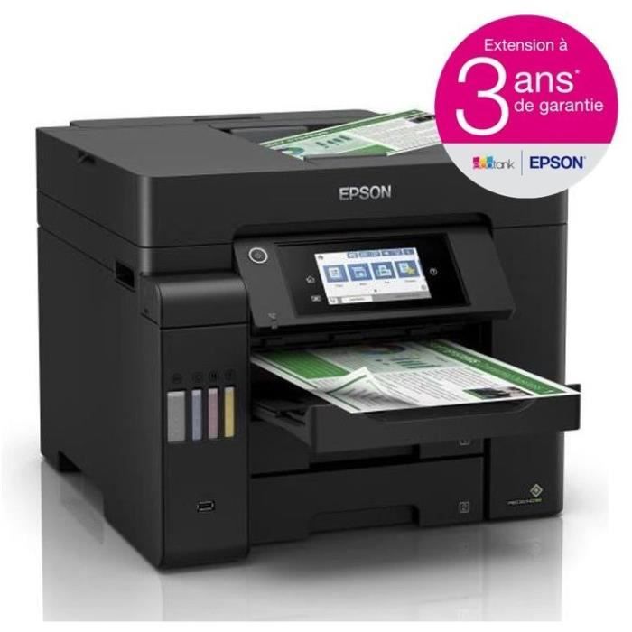 Imprimante Multifonction 4-en-1 – EPSON – Ecotank ET-5800 – Jet dencre – A4 – Couleur – Wi-Fi – C11CJ30401
