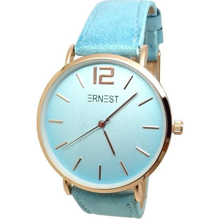 Montre femme bleu turquoise shop