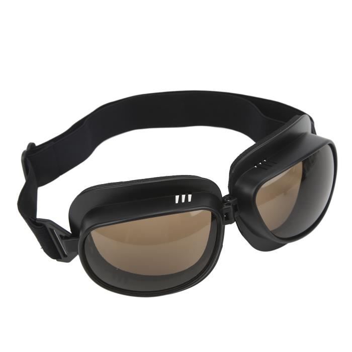 Fdit lunettes de moto Lunettes d'équitation coupe-vent lunettes de protection des yeux sangle réglable universelle pour moto