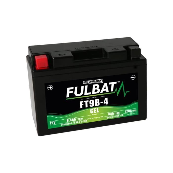 Batterie Fulbat FT12B-4 12V 10Ah - Pièces Electrique sur La Bécanerie