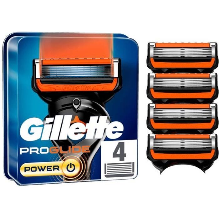GILLETTE Lames de rasoir ProGlide x4