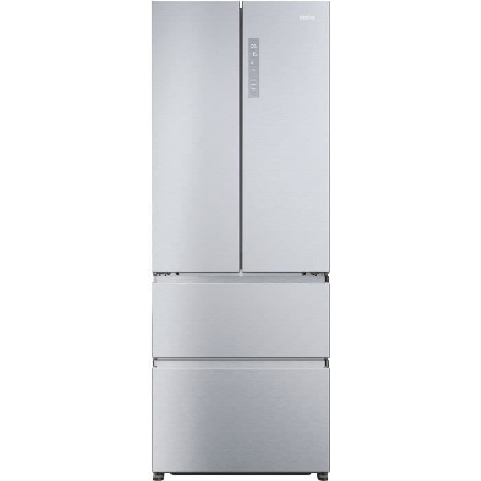 Réfrigérateur multi-portes - HAIER - FD 70 Series 3 HFR5719ENMG - Classe E - 446 L - 190 x 70 x 67,5 cm - Silver