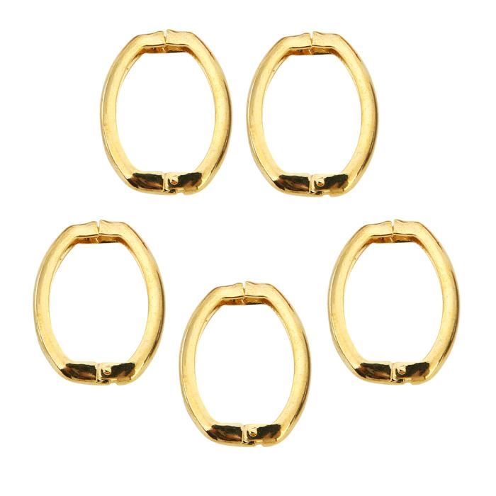 Mousqueton Porte-ressort 7 Mm – Lot De 4, Finition BZP, Marque Onestopdiy
