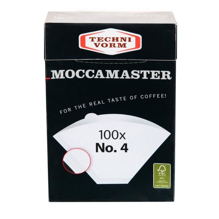 TECHNIVORM Moccamaster Boite de 100 filtres à café