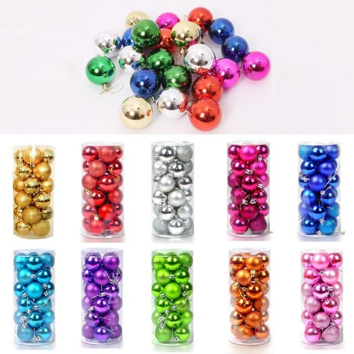 Surflyee Lot De 20 Boules De Noël à Remplir En Plastique