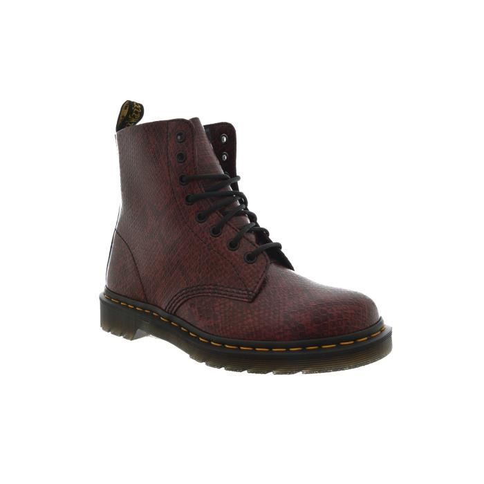 Bottes dr martens pascal rouge Rouge - Achat / Vente botte ...