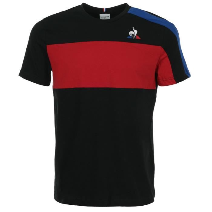 t shirt le coq sportif rouge