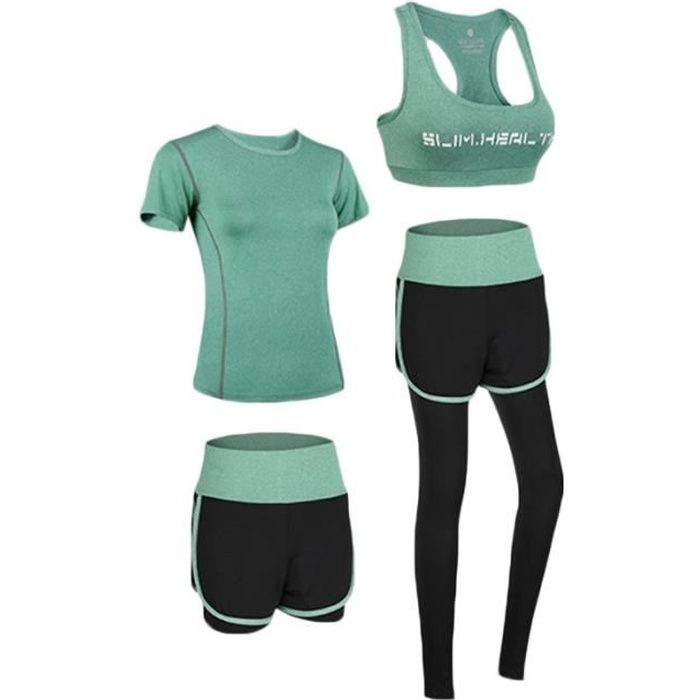 Ensemble de Vêtement de Sport Femme - Marque - Modèle - Manches