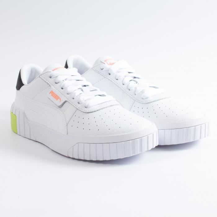 Puma CALI WN S WG Basket basse femme Blanc Cdiscount Chaussures