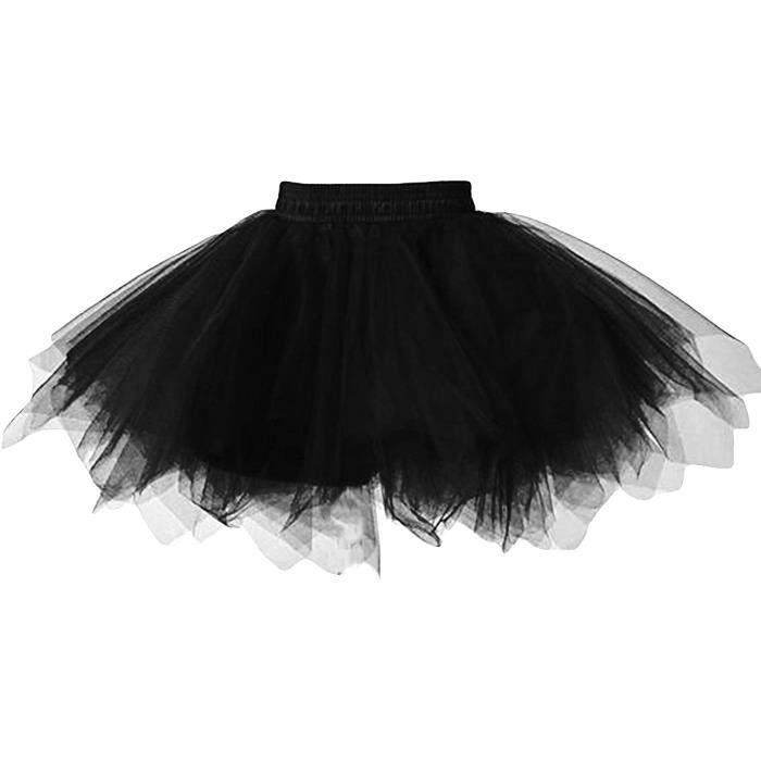 Jupe Tutu Enfant Fille Jupe De Danse En Tulle À Plusieurs Niveaux Jupes De  Ballet Élastiques Fête Princesse Tutus Jupe Noire Pour Les Filles, Protection De L'acheteur De 90 Jours