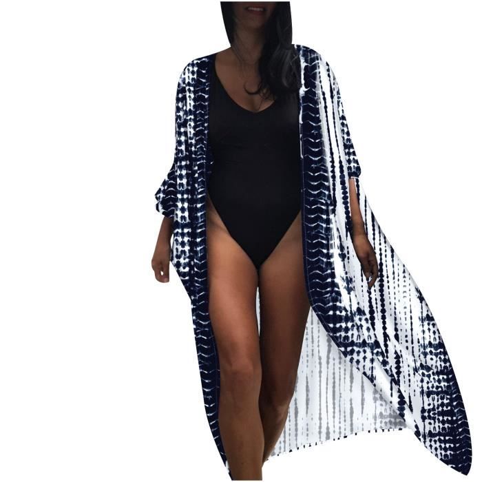 Cardigan Kimono En Mousseline De Soie Pour Femme - Boléro Été Léger Ouvert Devant - Élégant Pour Mariage Et Plage