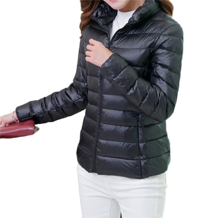 Femme Doudoune Ultra L g re Doudoune Court Compressible Doudoune