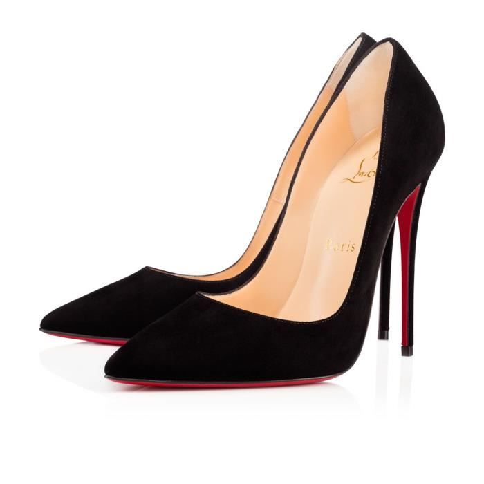 CHRISTIANS LOUBOUTINS So Kate 120 Red Sole Runner Femme noire CUIR