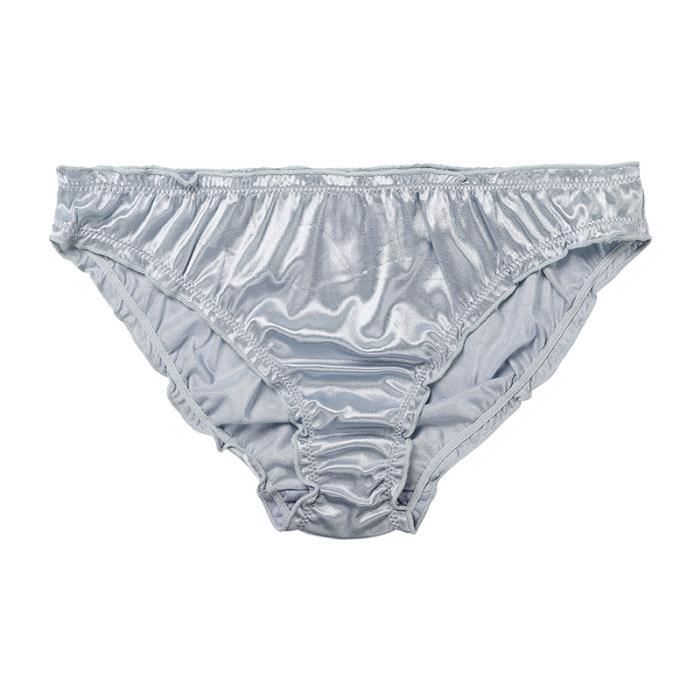 Slip en online satin pour femme