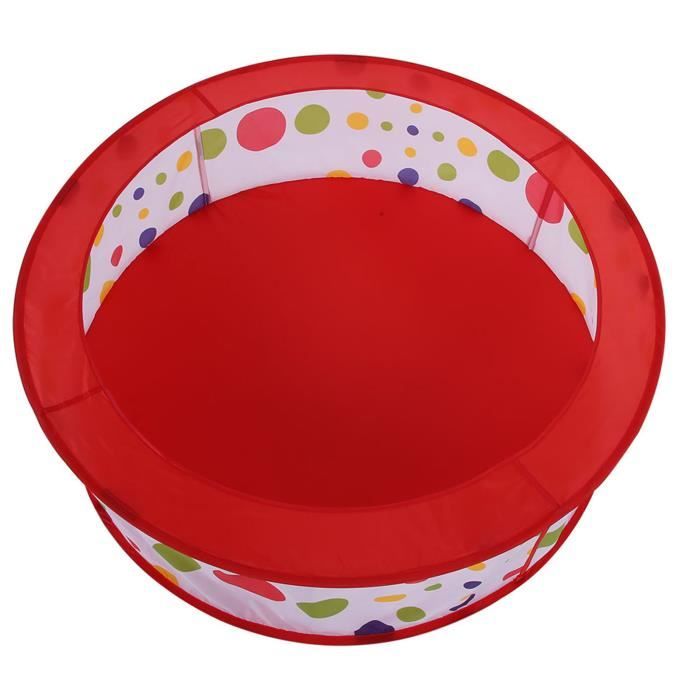 Piscine À Balles KiddyMoon - 300 balles colorées - 90x30cm - Rond Piscine À Balles KiddyMoon - 300 balles colorées - 90x30cm - Rond