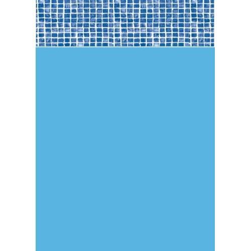 Liner Piscine 75 100 Bleu Fonce Avec Frise Mosaique Ovale 7 30 X