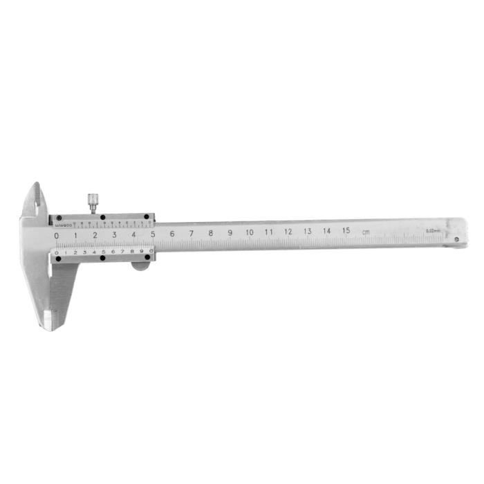 Pied à coulisse vernier - YOSOO - 0-150 mm - Acier au carbone Pied à coulisse vernier - YOSOO - 0-150 mm - Acier au carbone