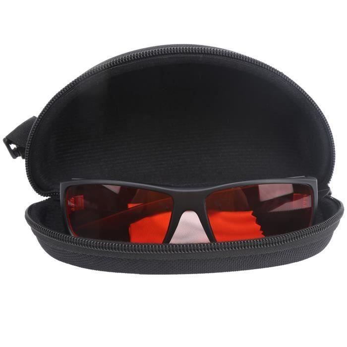 Lunettes Correctrices Pour Daltoniens, UV400 Rouge-vert - Lunettes De Correction De Couleur - Monture Complète - Étanche - Universelle - De Luxe - Pilestone - Pour Les Symptômes Légers, Par Défaut