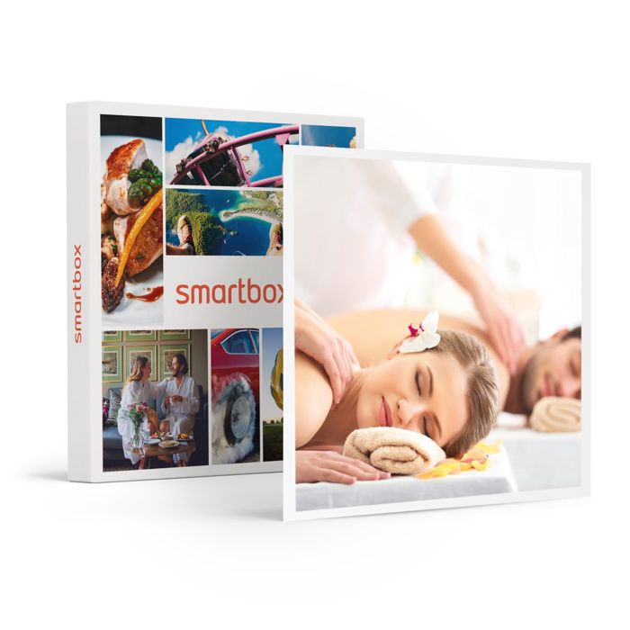 Smartbox - Anniversaire bien-être en duo : massage et accès à l'espace détente - Coffret Cadeau | 56 parenthèses bien-être