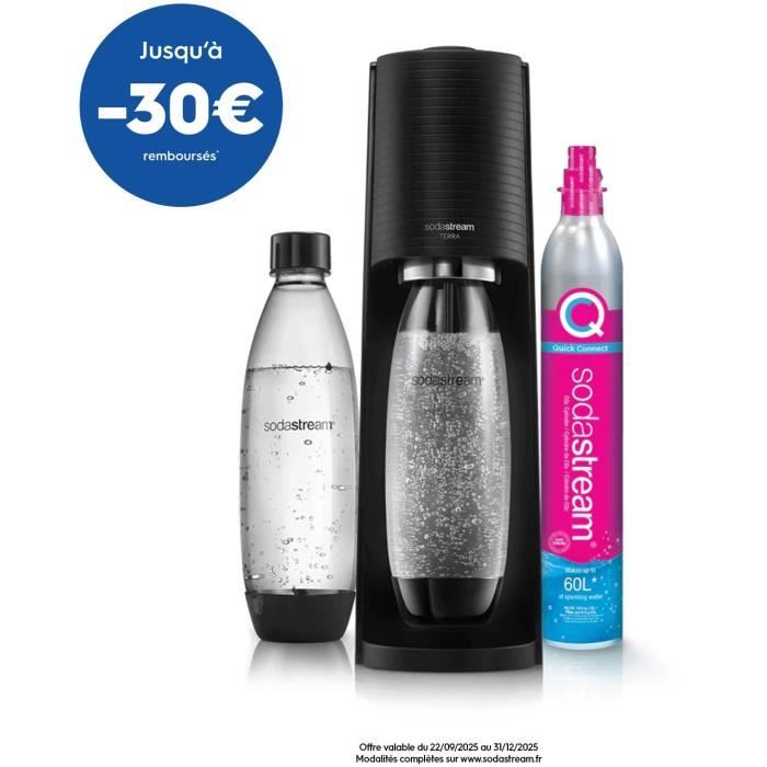 Machine À Eau Pétillante Terra + 1 Bouteille Sodastream - vue 10