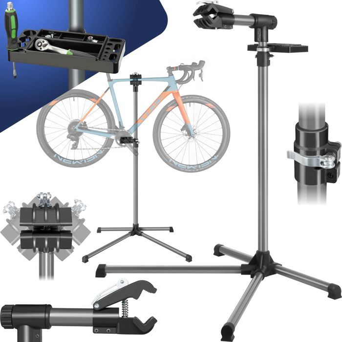TECTAKE Pied d'atelier vélo