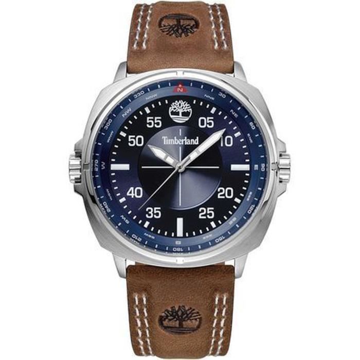 Montre Bracelet Montre Timberland Williston cuir marron