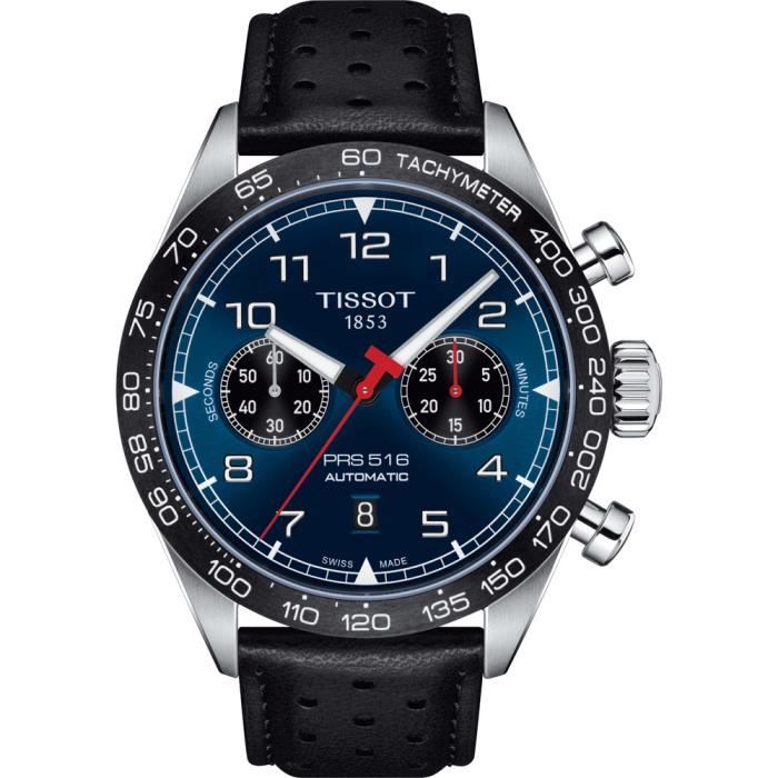 Montre Tissot Hommes T1316271604200 Noir Cuir 10 Atm Verre saphir Noir Classique Achat vente montre Homme Adulte Noir Cuir Neuf Cdiscount