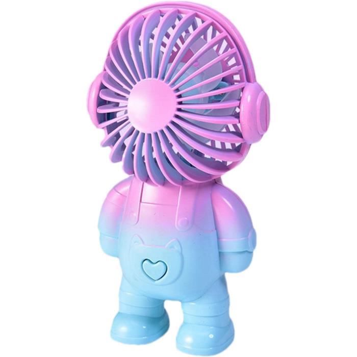 Mini Ventilateur USB Flexible - 2 Pièces, Noir + Blanc, Silencieux, Réglable 360° - Pour Bureau, Portable