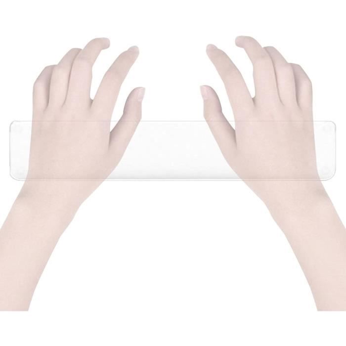 Repose-poignet En Bois De Noyer Pour Clavier 60 Touches - 30 Cm, Antidérapant, Ergonomique