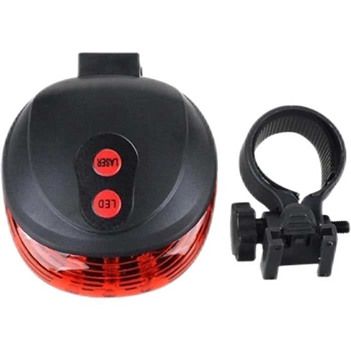 Feu Arrière De Vélo | Feux Arrière De Vélo Étanches | 7 Modes D'Éclairage, Lignes Rouges Vives À - Foto 5