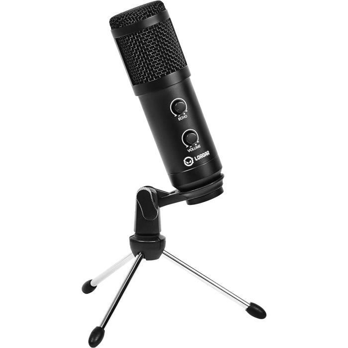 TONOR Microphone à Condensateur USB Enregistrement pour Ordinateur de  Bureau et Ordinateur Portable Mac Windows - Cdiscount TV Son Photo