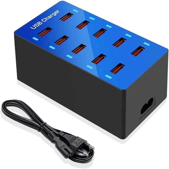 30-Port USB(150W)-Station De Charge USB 150W, 10 15 20 25 30, Multi