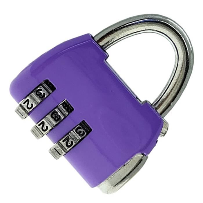 Lot de 2 Cadenas pour Bagages TSA, Cadenas de Voyage à 3