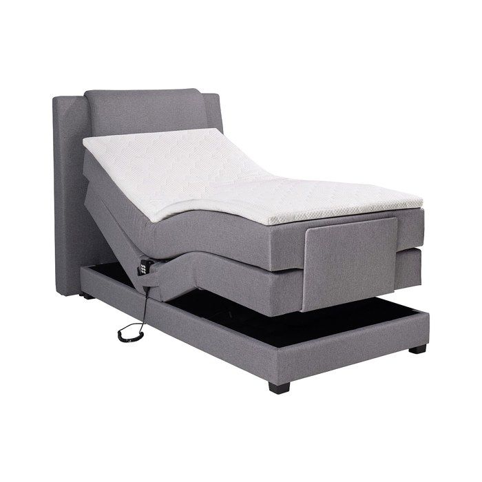 Ensemble Complet Boxspring Tête De Lit Capitonnée + Sommiers + Matelas