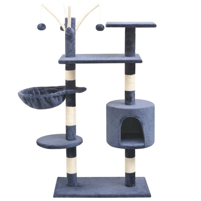 vidaXL Arbre à chat avec griffoirs 125 cm
