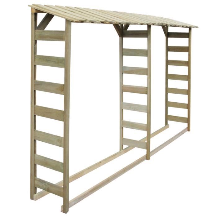 Vidaxl Abri De Bois De Chauffage Rangement De Bois Exterieur Range