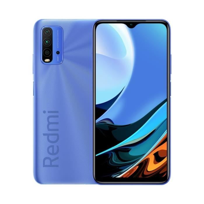 xiaomi redmi 9t 128 go 4 go smarphone 4g bleu cdiscount telephonie