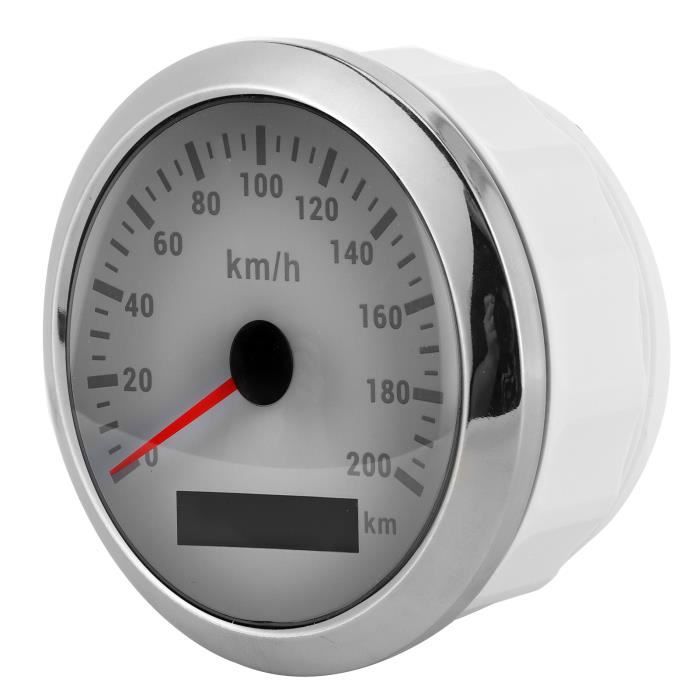 Compteur Universel Pour Moto – Tachymètre LED 12V – Vitesse 0-160 Km/h, RPM 0-13000 – Étanche